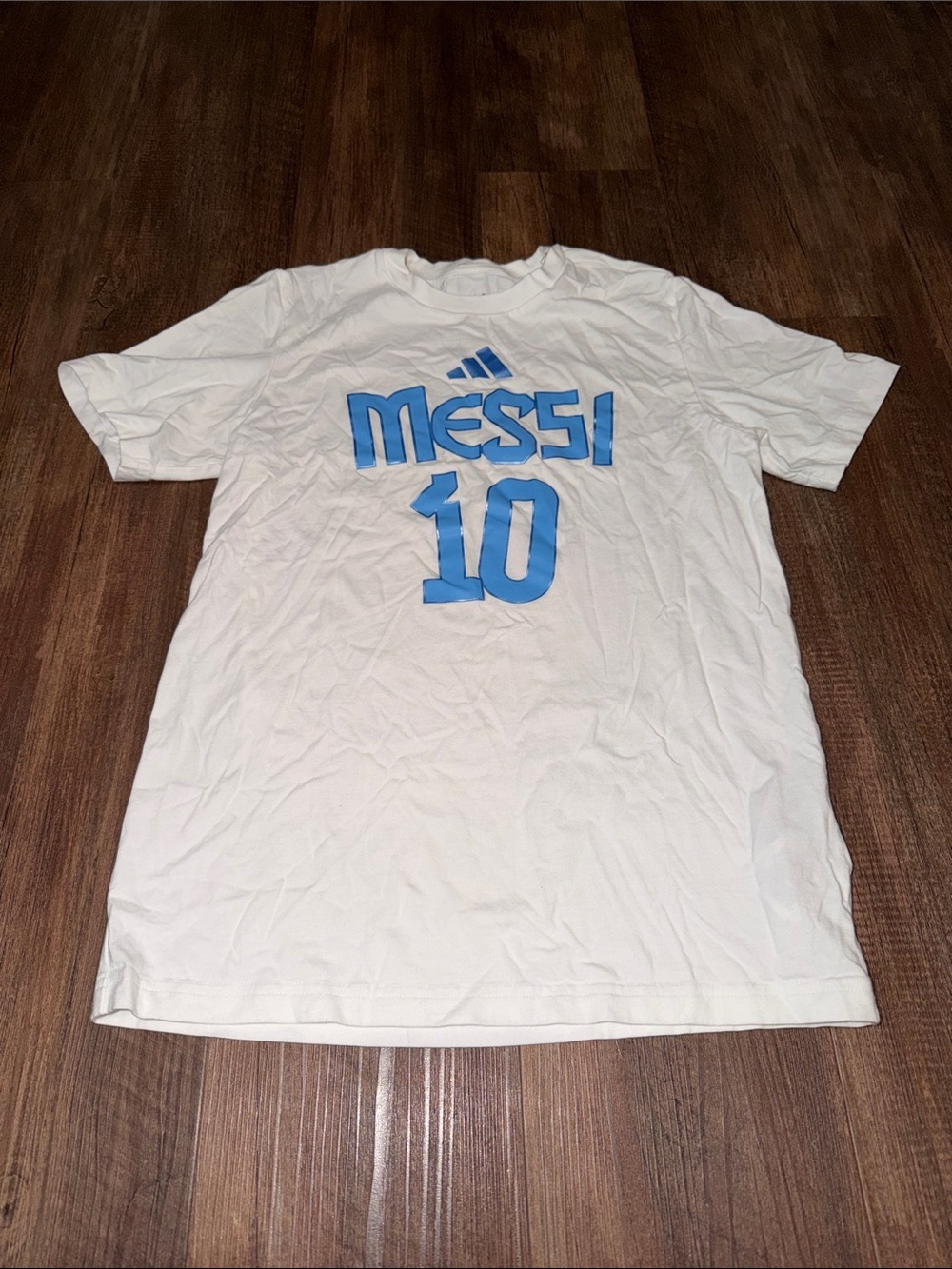 Kids Adidas Messi 10 TShirt size L (13-14yrs) EEUC